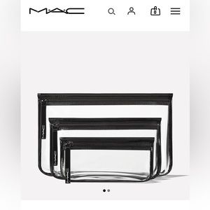MAC COSMETICS Clearly MAC Trio bags